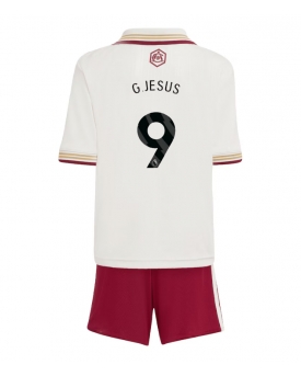 Billige Fotballdrakt Arsenal Gabriel Jesus #9 Replika Tredjedraktsett Barn 2025-26 Kortermet (med bukser)